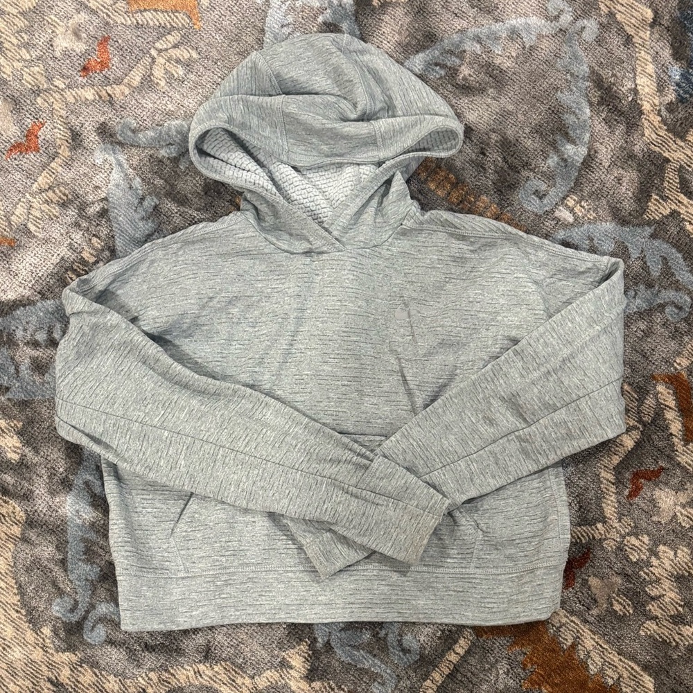 Nike Dri-FIT Running Top in Light Gray